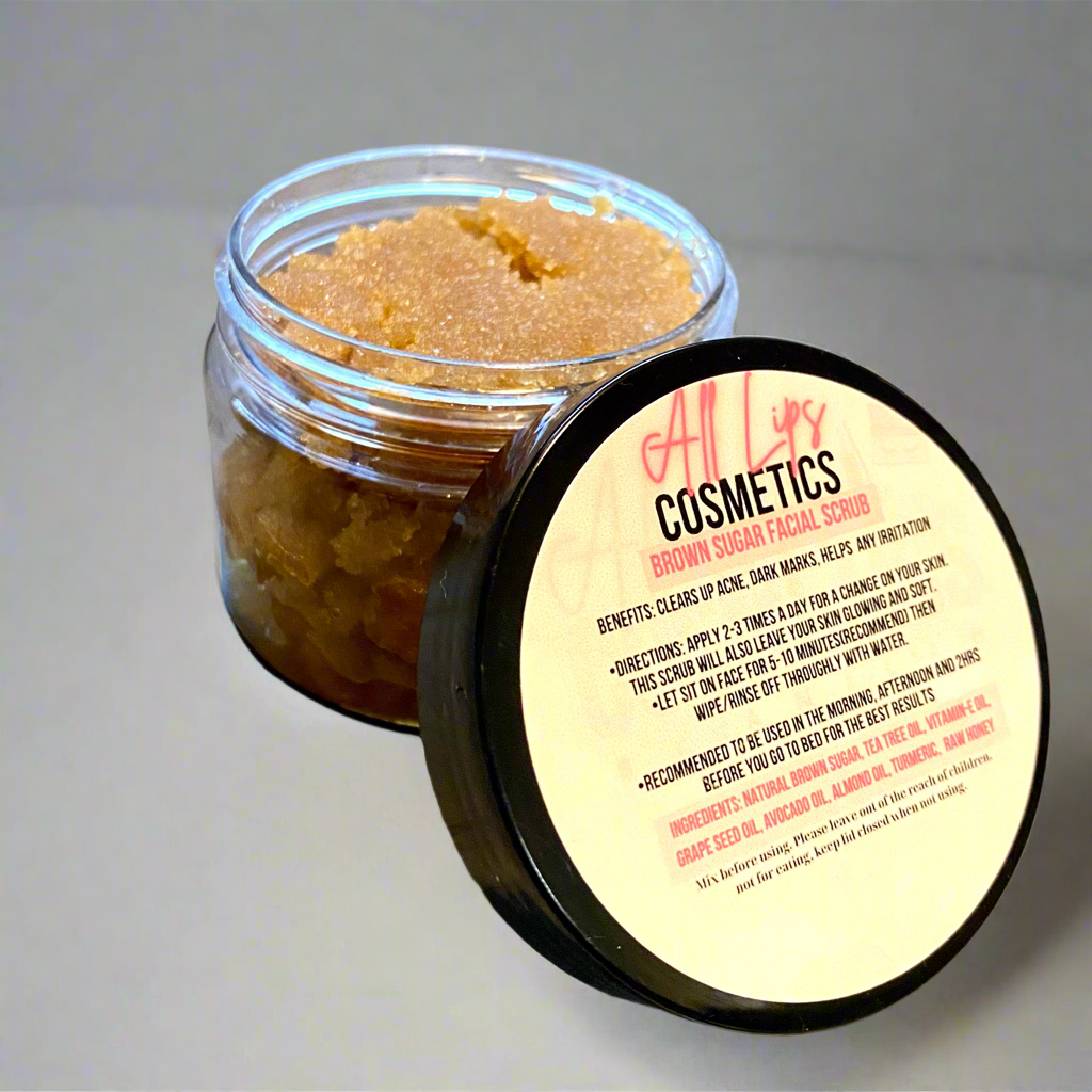 Brown sugar face scrub for sensitive skin
