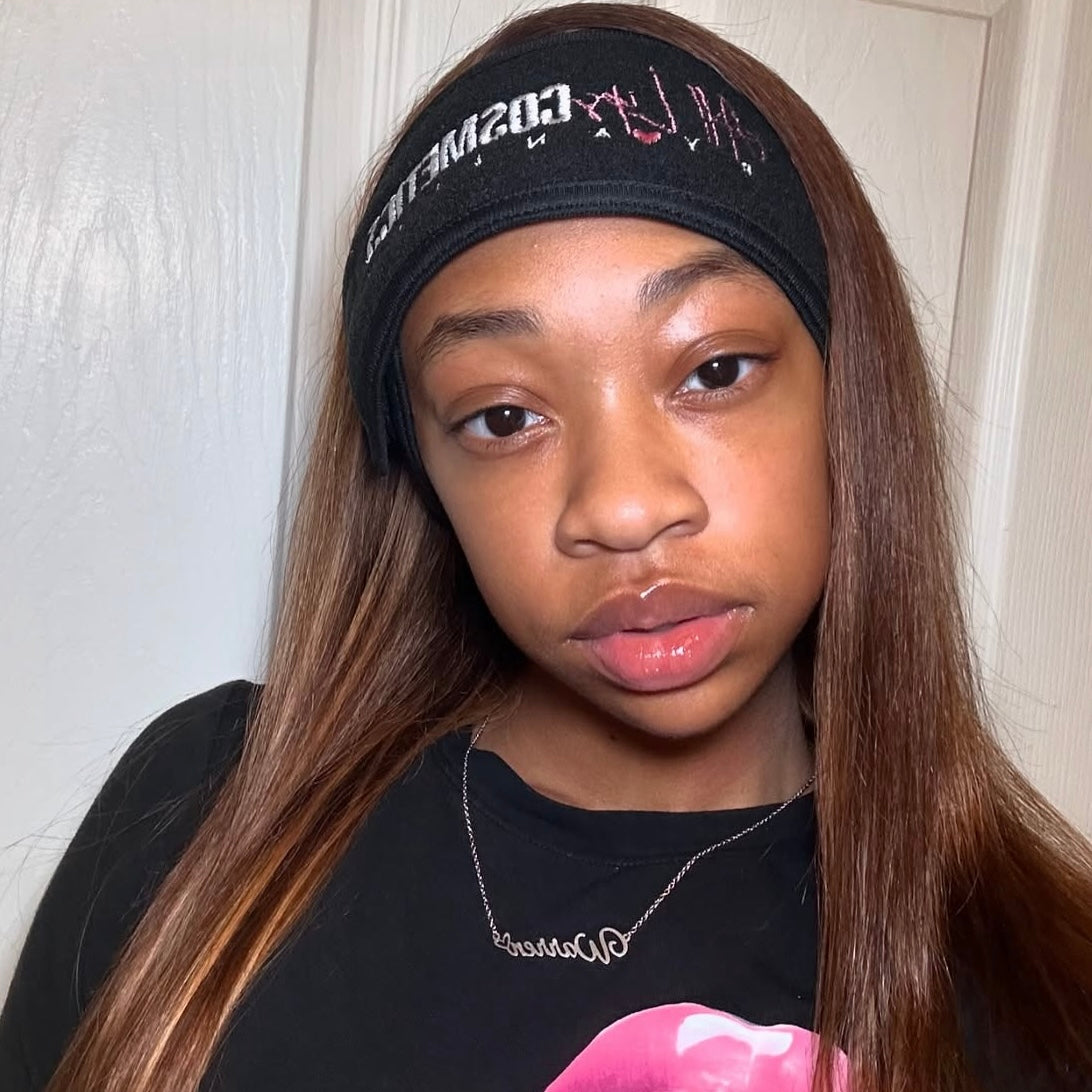 Facial brush, head wrap & wristlets