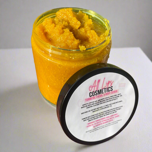 Turmeric sugar scrub