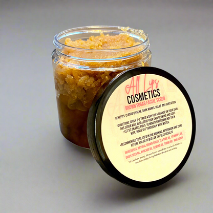 Brown sugar face scrub for sensitive skin