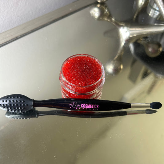 Pomegranate fruity lip scrub